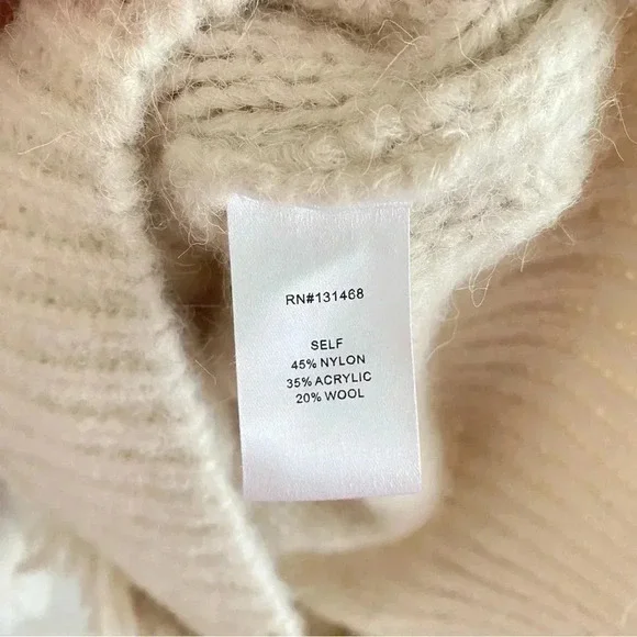 FATE Sweater Cardigan Sz Small Cream - Picture 7 of 9